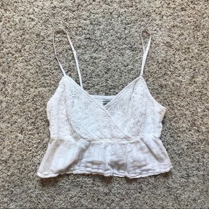 White Crop Top